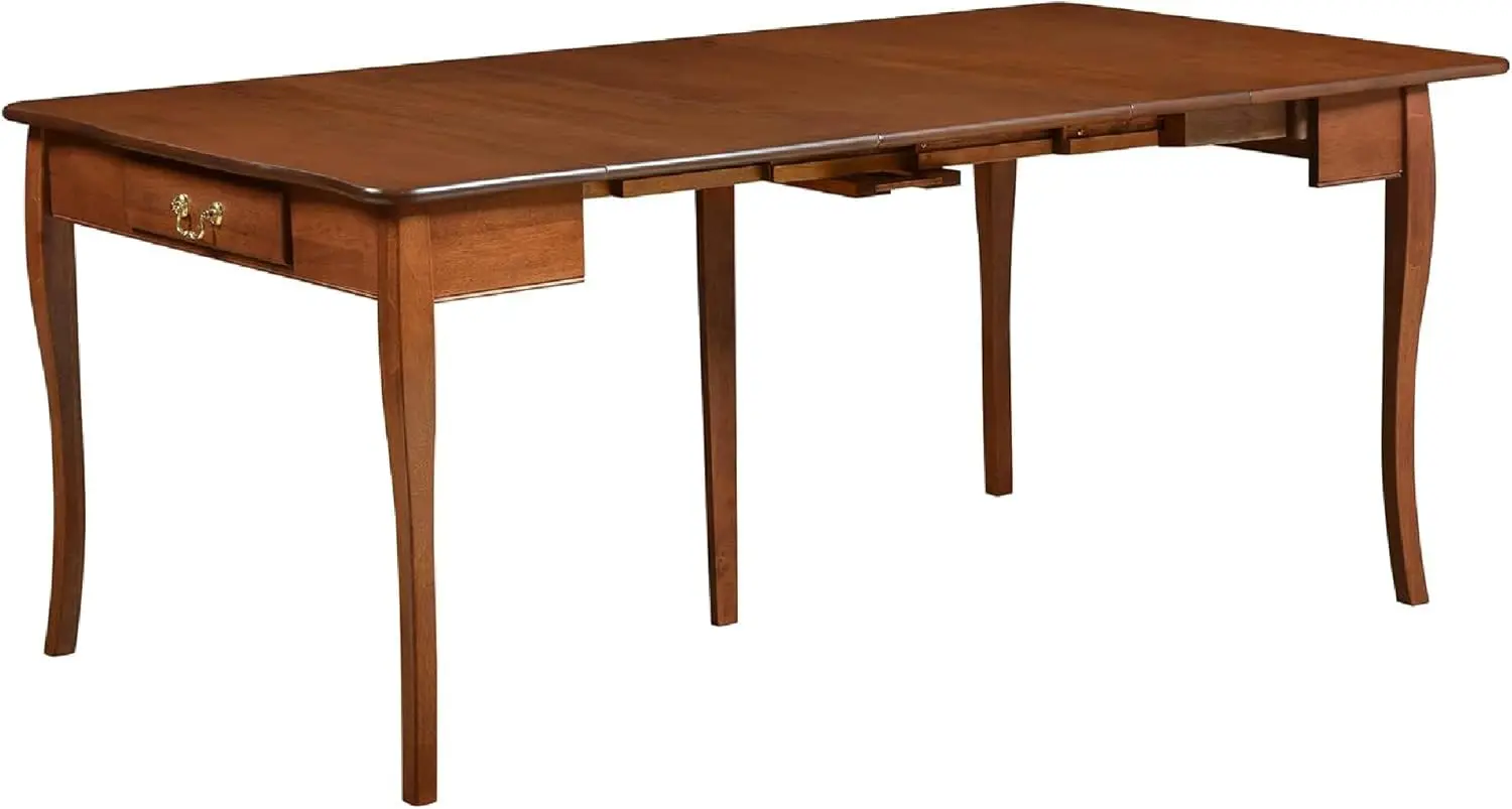 Stakmore Traditional Expanding Table, Convertible Solid Wood Table, Expanding Console Table, Comes with 2 Additional Leaves