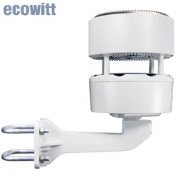 Ecowitt WS85 3-in-1 Solar Weather Sensor, w/ Haptic Rain Gauge & Ultrasonic Anemometer, Measures Rainfall, Wind Speed/Direction