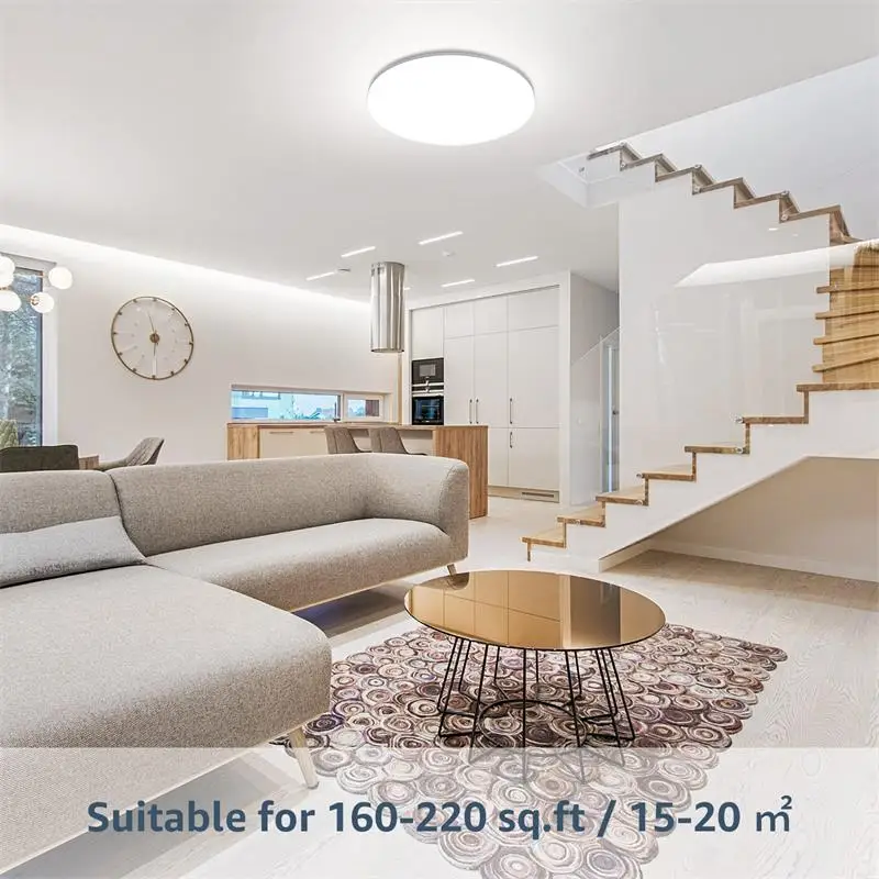 Badezimmer Licht Wasserdichte Led-deckenleuchten 18W 30W 40W Runde Led-deckenleuchte Für Küche Wohnzimmer balkon Toilette 110V 220V – Detail 13