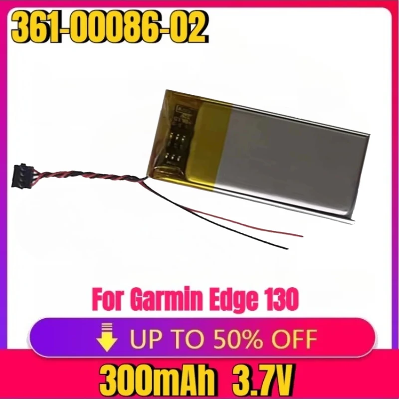 

New High quality replacement 361-00086-02 GPS Navigator Battery 3.7V/300mAh For Garmin Edge 130 3LA037240