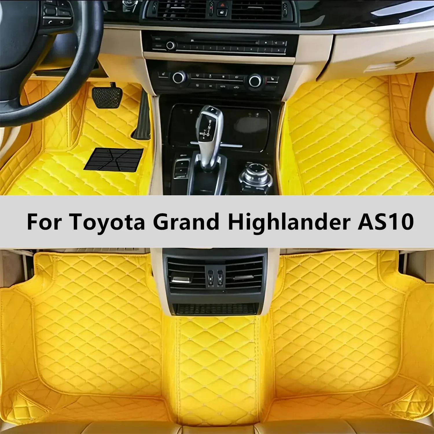 

Автомобильные коврики на заказ для Toyota Grand Highlander AS10 2024 2025 2026, напольный коврик, автомобильный коврик, аксессуары для интерьера