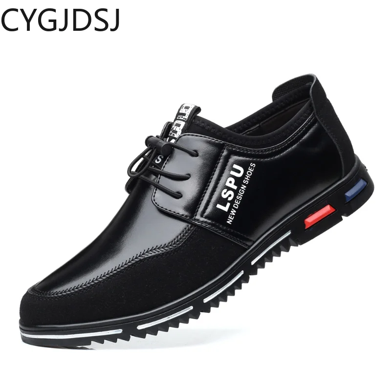 

Мужские повседневные кожаные туфли, деловая обувь для мужчин, 2024 итальянская модная Мужская обувь