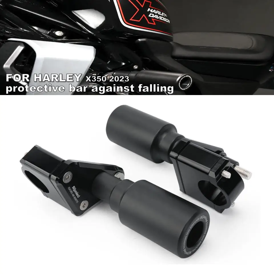 

Protective Bar Against Falling For HARLEY X350 2023 Motorcycle Body Anti Drop Adhesive Protector Anti Drop Ball Protection Bar