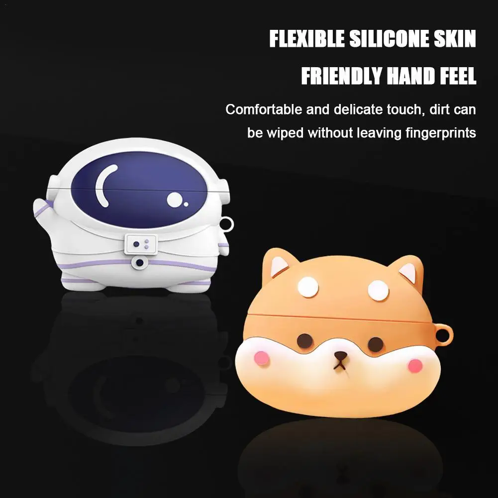 Earphone Protect Case For Bose Ultra Cute Cartoon Astronaut Headphone Cases For Bose Earbuds II Soft Silicone Cover