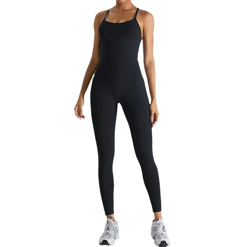 Conjunto de ropa de Yoga sin costuras para mujer, ropa deportiva de gimnasio con realce, ropa de entrenamiento, mono elástico deportivo para Fitness, novedad de 2024