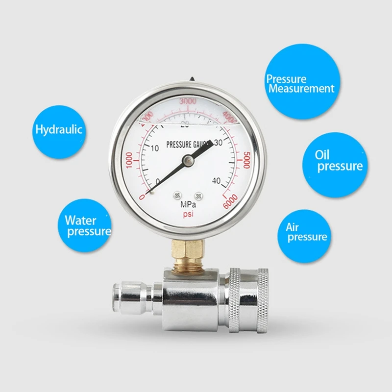 High Pressure Airless Sprayer Tee Joint Pressure Gauge Universal Sprayer Suitable For Grao Painting