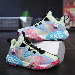 Brand children's shoes boys non-slip breathable basketball shoes children's sports shoes