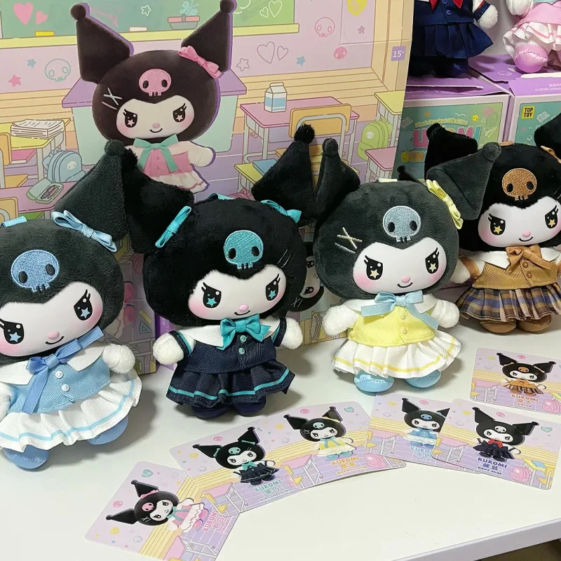 Nieuwe TOPTOY Kuromi School Life Series Vinyl Blind Box Rugzak Pluche Hanger Decoratie Trendy Speelgoed Mysterie Verrassing Verjaardagscadeau