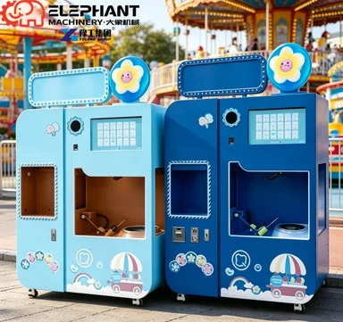 Cotton Candy Vending Machine Factory Direct Low Energy Stable Operation For Tourist Scenic Spot