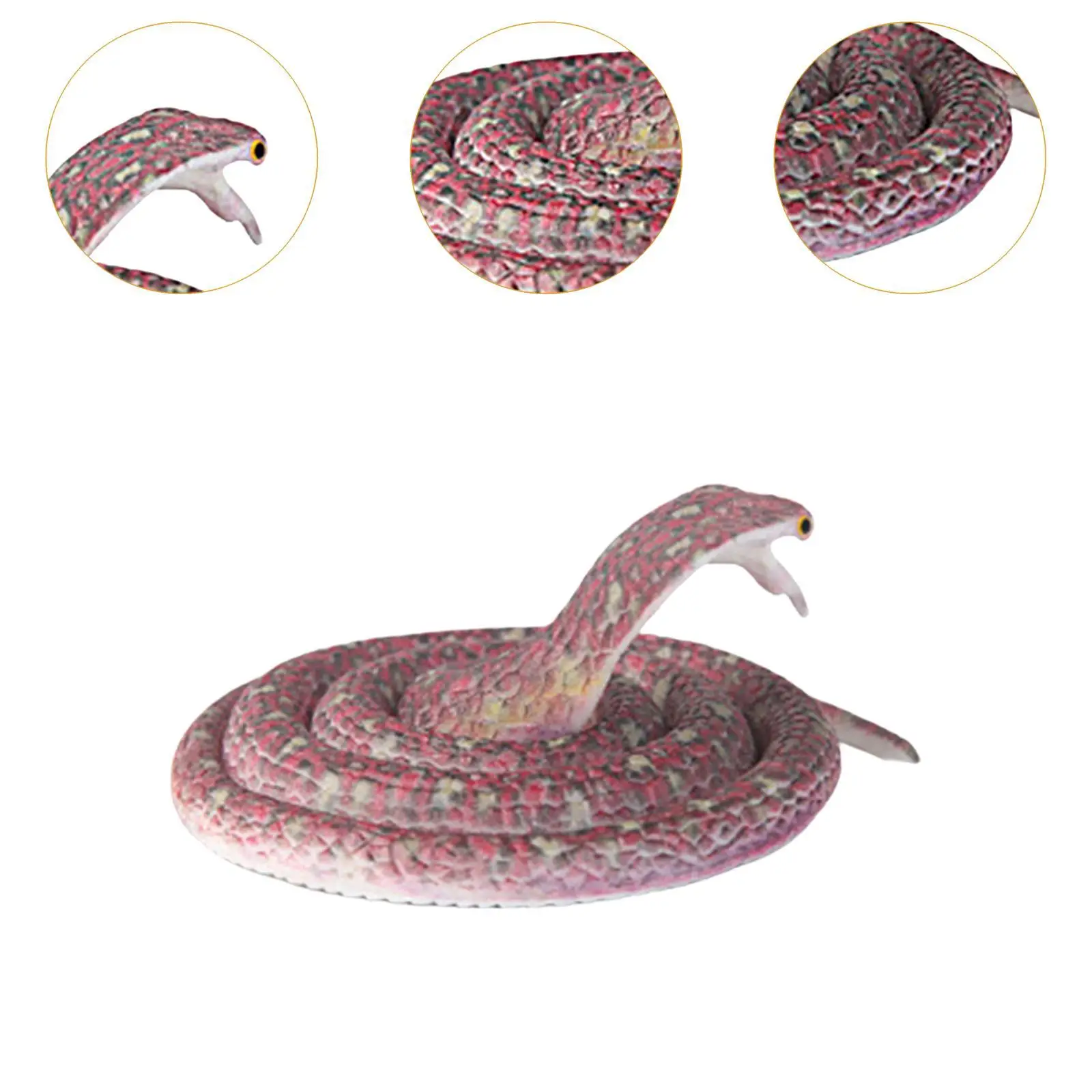 Snake Figure Wildlife Animal Statue Collection Learning Tools Educational Toys