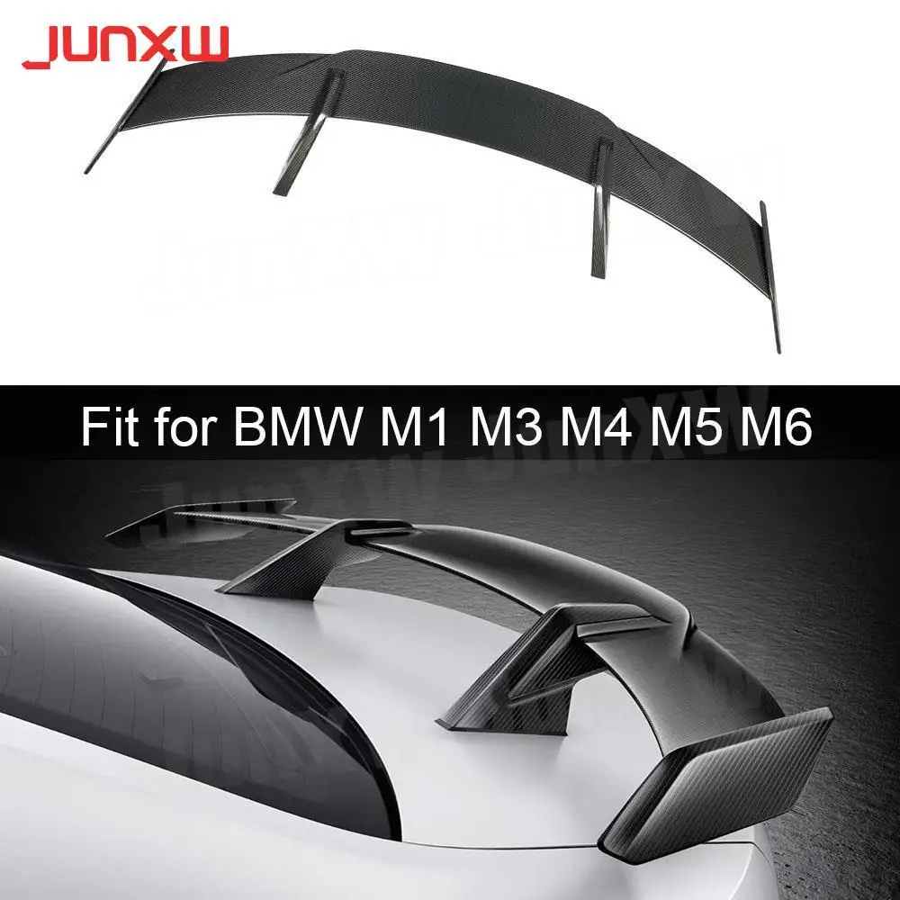 Carbon Fiber Rear Wing Trunk Lip Spoiler for BMW M1 M3 M4 M5 M6 G22 G23 G80 G82 G14 F32 F36 M performance FRP Rear Spoiler