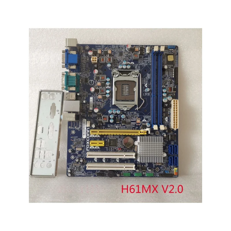 For Foxconn h61mx v2.0 main board 1155 pins H61H2-CM main board for HDMI