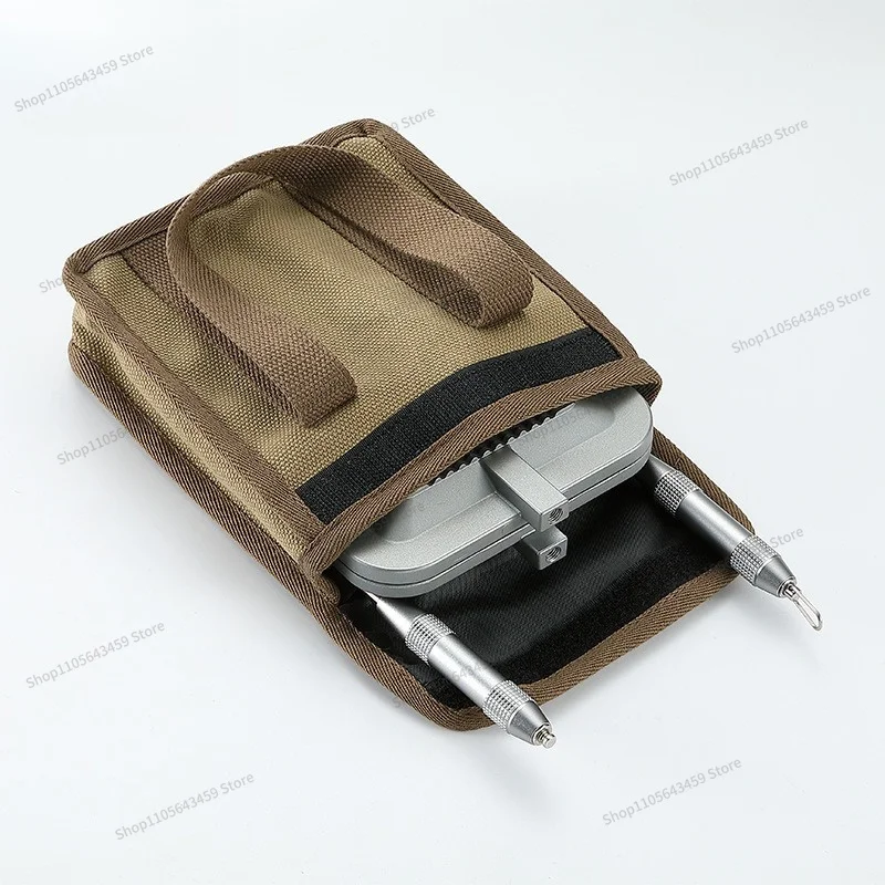 For 1315-B Thickened canvas wear-resistant sandwich baking pan bag, outdoor camping pot, portable storage bag