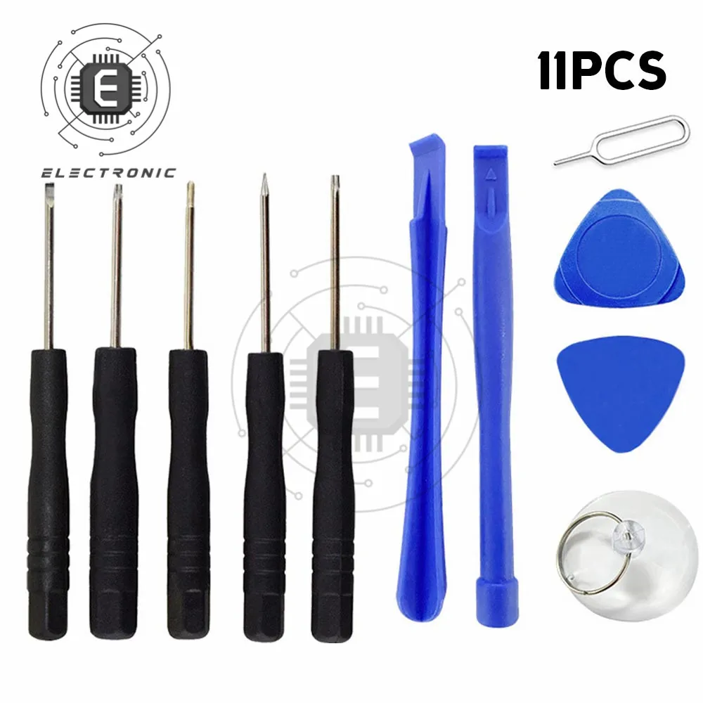 11/8 pz/set Kit di strumenti per la riparazione della barra di leva dello schermo di apertura del telefono cellulare Set di cacciaviti per smontare il telefono cellulare