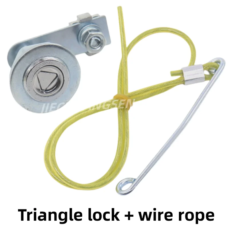 Elevator Hall Door Triangular Lock New 161 Door Lock Wire Rope Linkage Rope Used For Ningbo Ouling Elevator Accessories