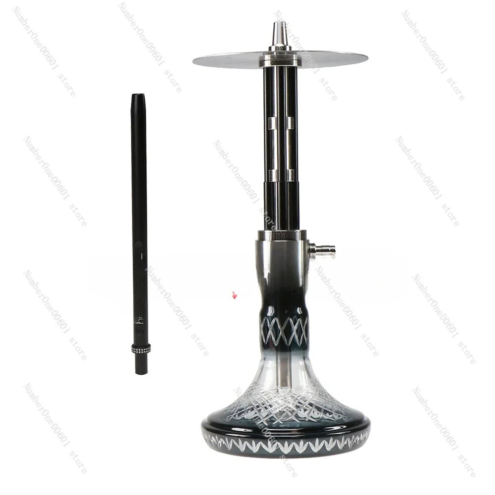

Large Stainless Steel Single Tube Hookah