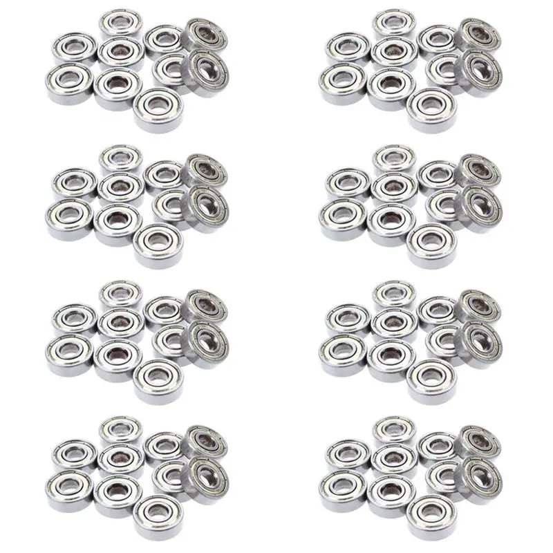 A7THK-80 Pcs. Ball Bearings Miniature Deep Groove Ball Bearings 608 ZZ 8 X 22 X 7Mm Bearing Steel