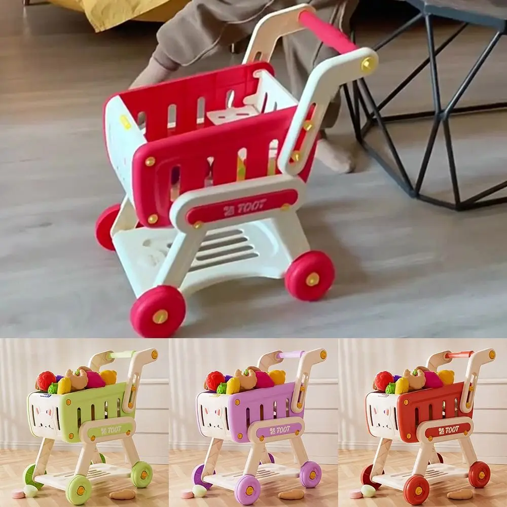 32 pièces/ensemble multicolore panier jouet Simulation conception fruits collations cuisine jouet supermarché chariot maison de jeu