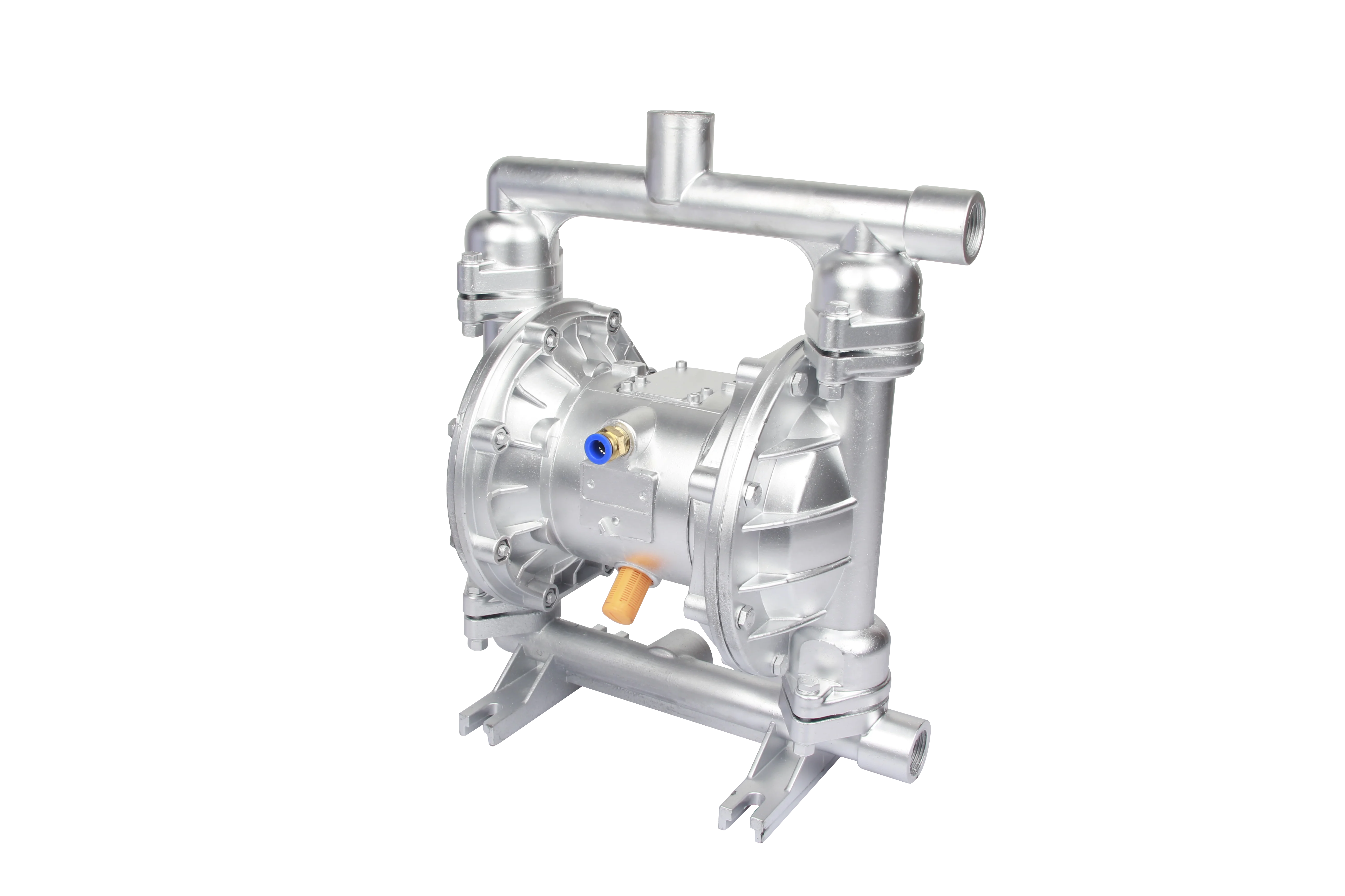 High Capacity PTFE Lined Pneumatic Double Diaphragm Pump Large Flow Chemical Transfer System for Corrosive Media Handling
