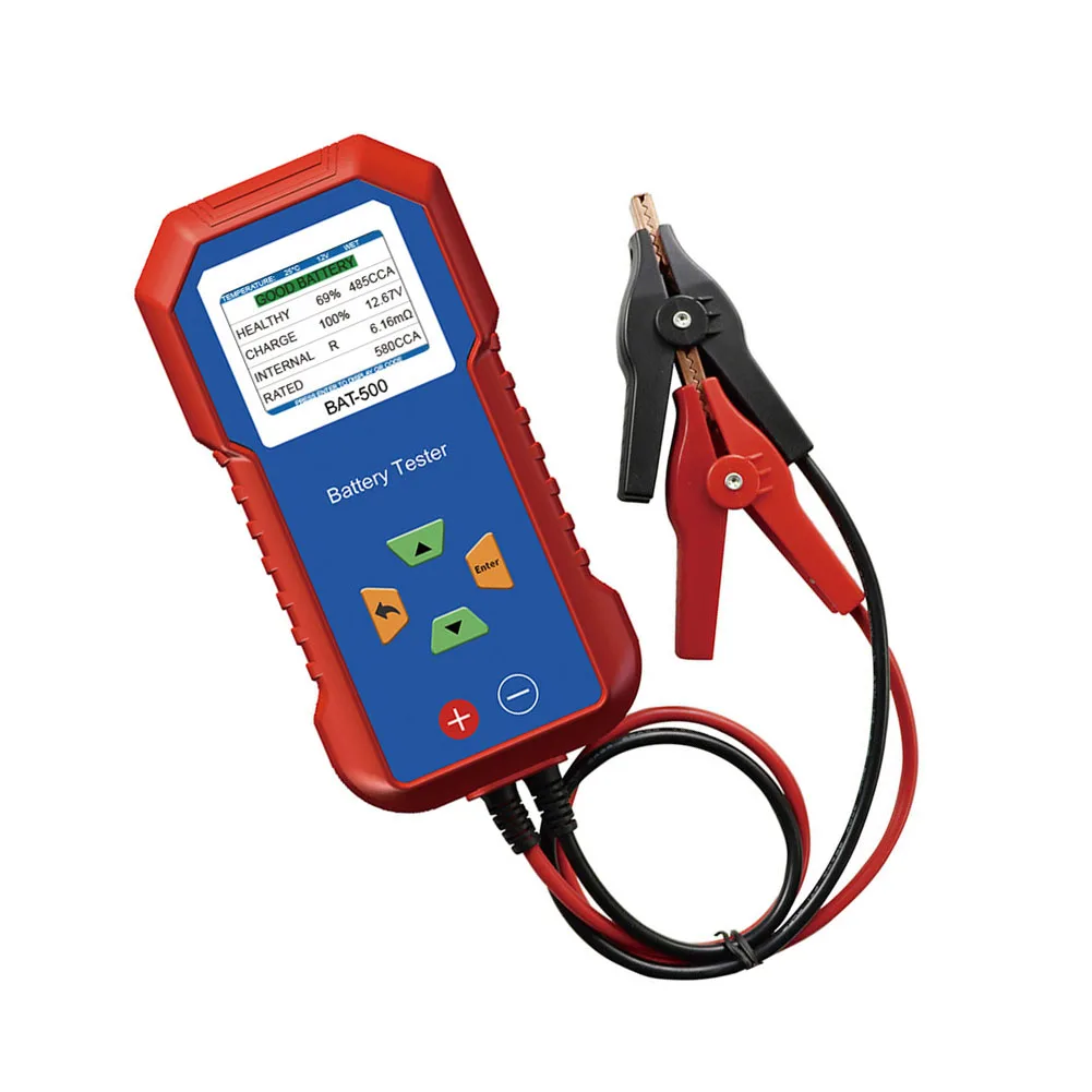 1 Piece BAT-500 Digital Battery Tester For Automotive Internal Resistance Analysis 12V 24V Acid Lithium Diagnostic Tool