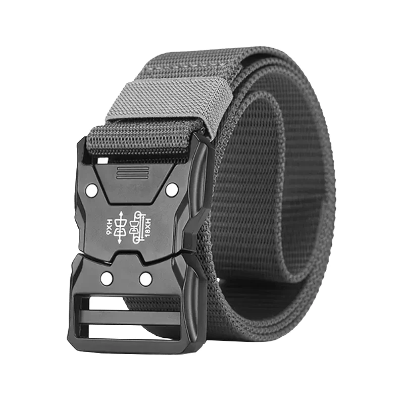 Men's Tactical Nylon Canvas Woven Trouser Belt