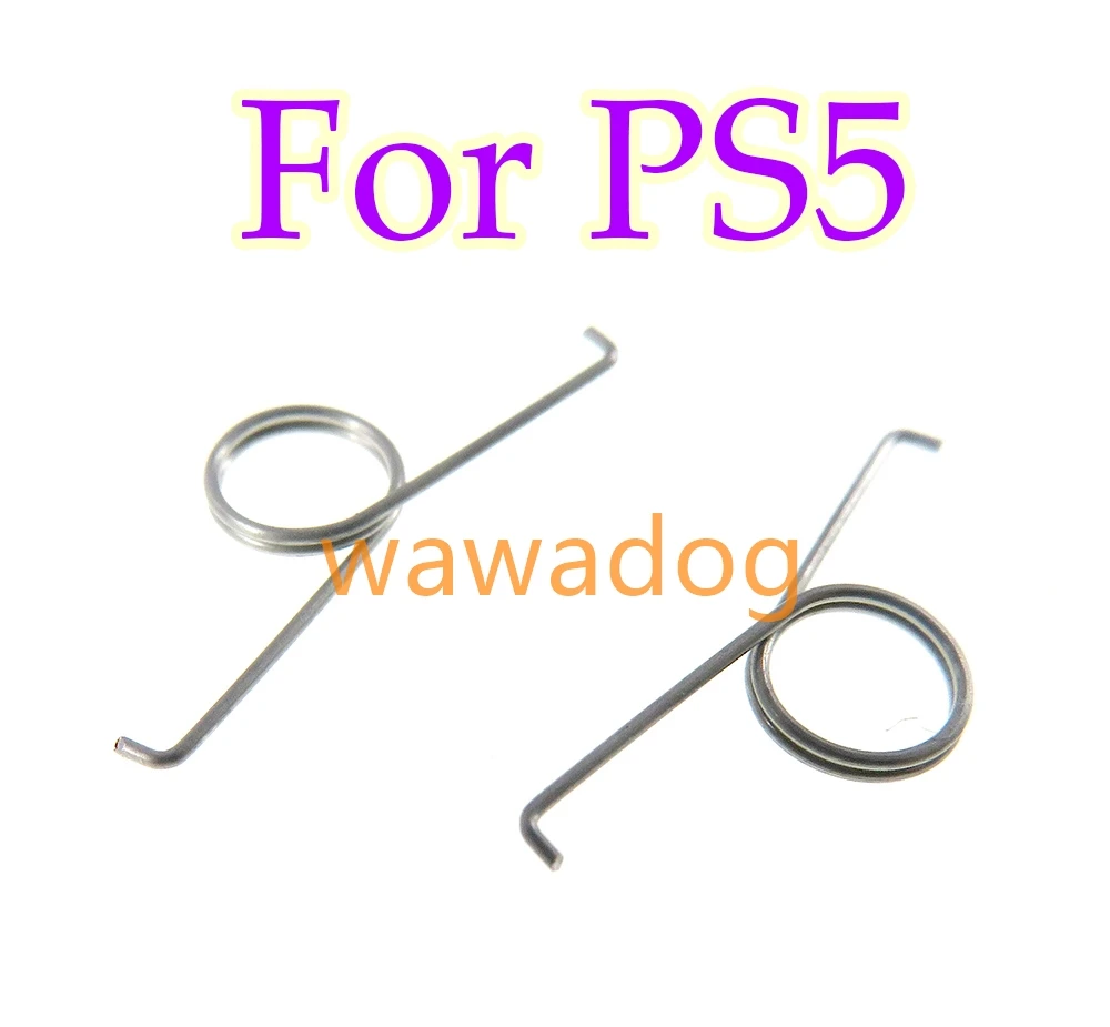 10 Uds. Para PS5 L2 R2 botón de disparo resorte Metal reemplazo R2 L2 componentes de botones de disparo para piezas de controlador PS5