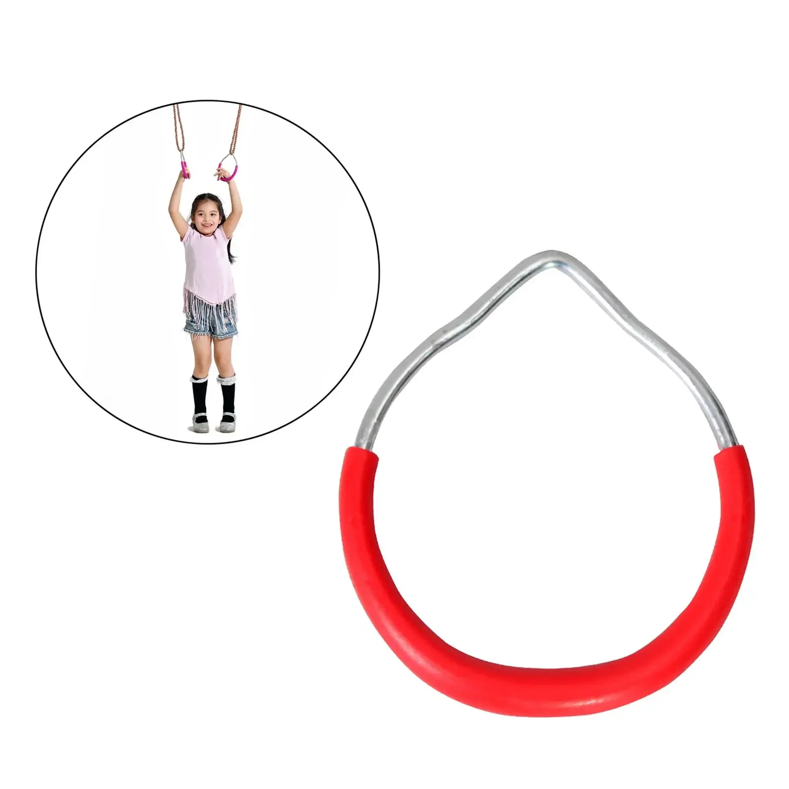 Outdoor Gym Rings Pull Up Set - Durable Climbing Swing Equipment