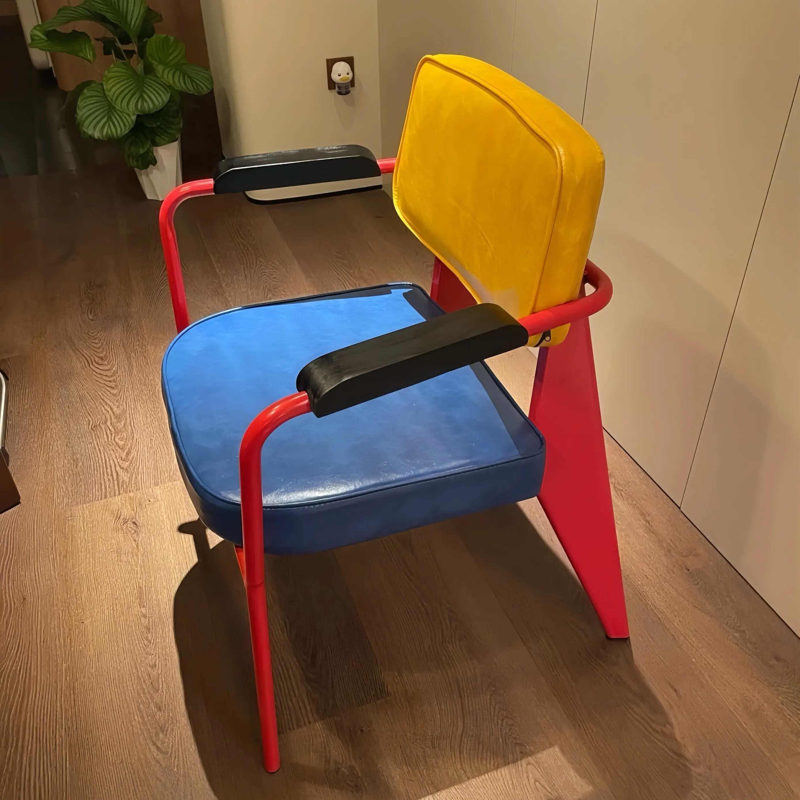 Dining chair stool Italian home backrest chair retro Internet celebrity senior designer medium ancient style