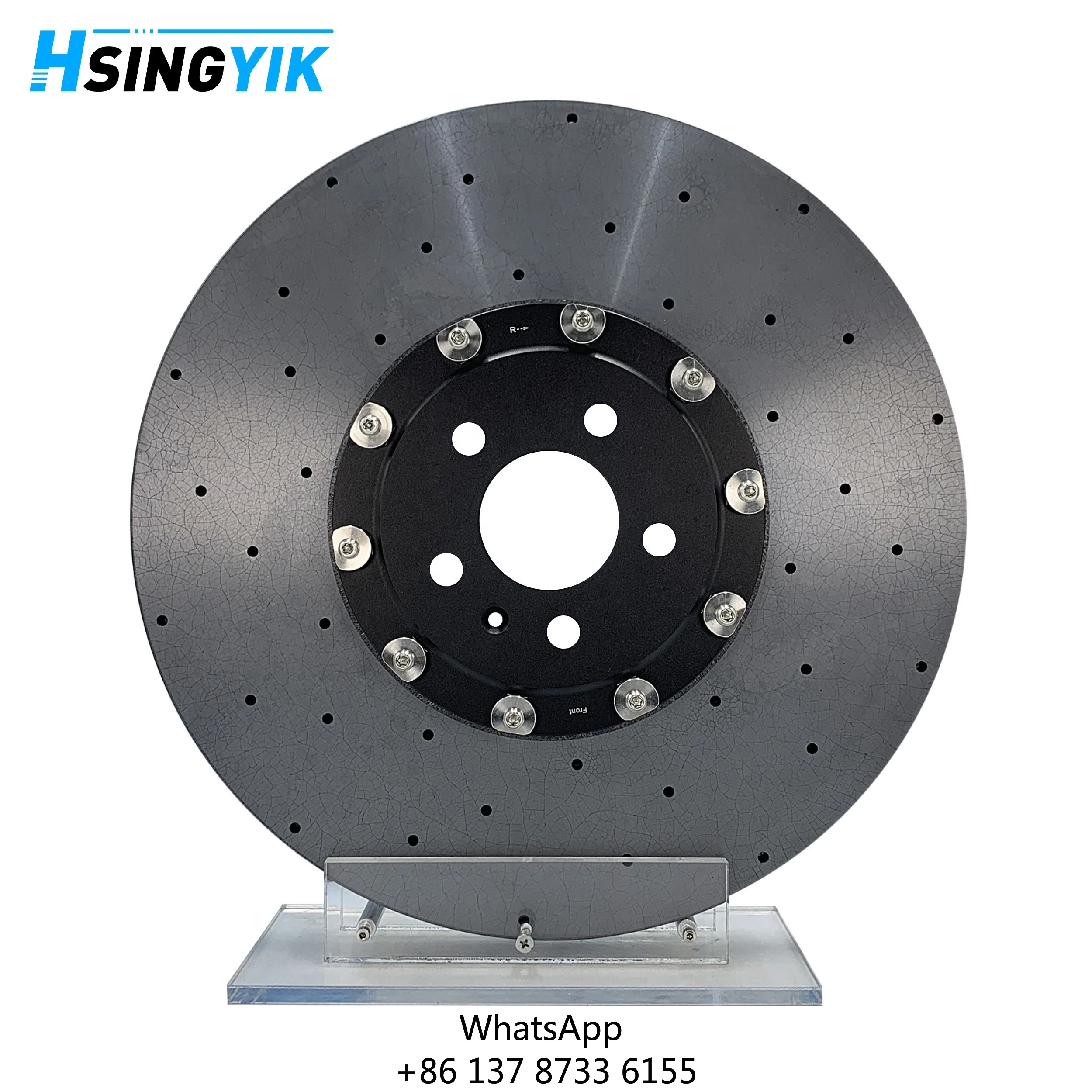 

Hsingyik Front 4M8615301D 420mm 40mm Drill Break Disk Carbon Ceramic Brake Disc Rotors For Audi Rsq8