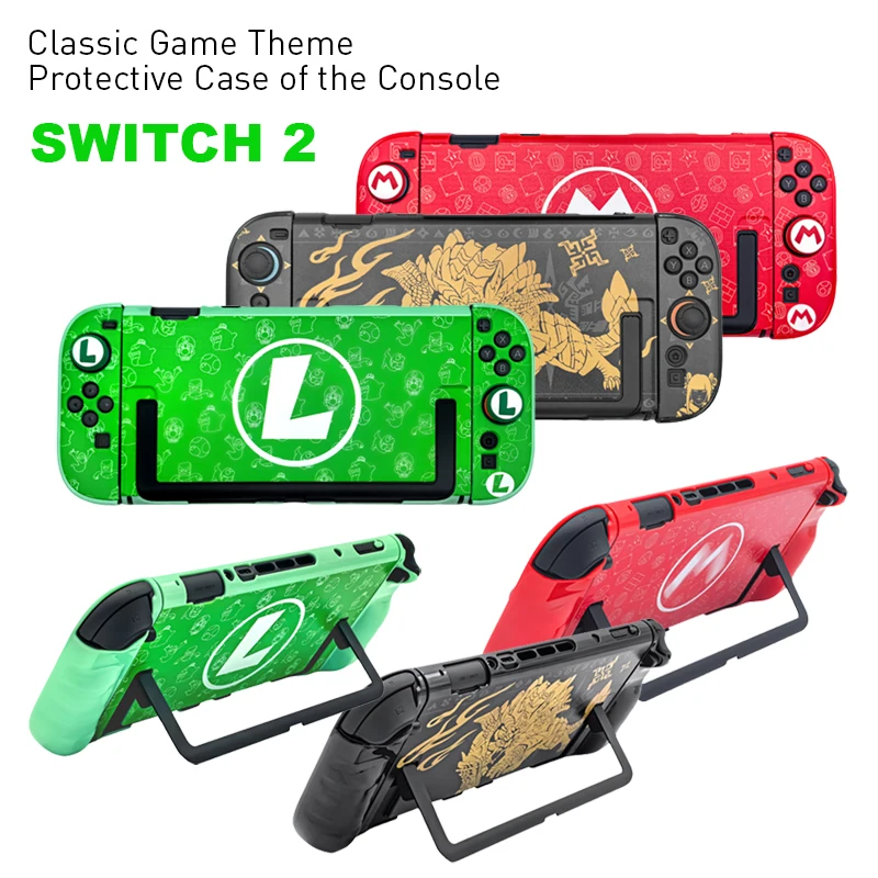For NS Switch 2 Shell Cover Skin Housing Protective Case Series Kit Dock Station Base For NS Switch 2 Game Accessories