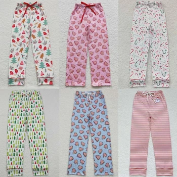 قابل للتعديل عيد الميلاد منامة السراويل للنساء ، ملابس مريحة ، وتجارة الجملة ، شجرة بوتيك ، والسراويل الخضراء