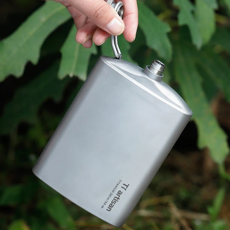outdoor-camping-portable-mini-pure-titanium-flask-–-compact-metal-drinkware-for-camping-and-travel