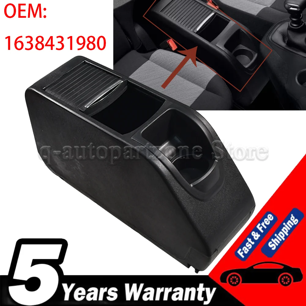 1638431980 Car Center Compartment Assembly For Citroen Berlingo Peugeot Partner Rifter Center Console Storage Compartment