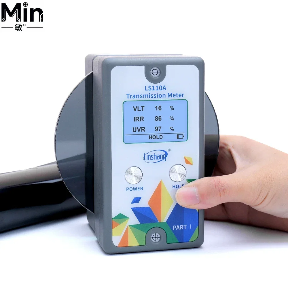 LS110A Magnetic Tint Detector Split Film Inspector 3-in-1 VLT UV IR Rejection Meter for Car Window Glass