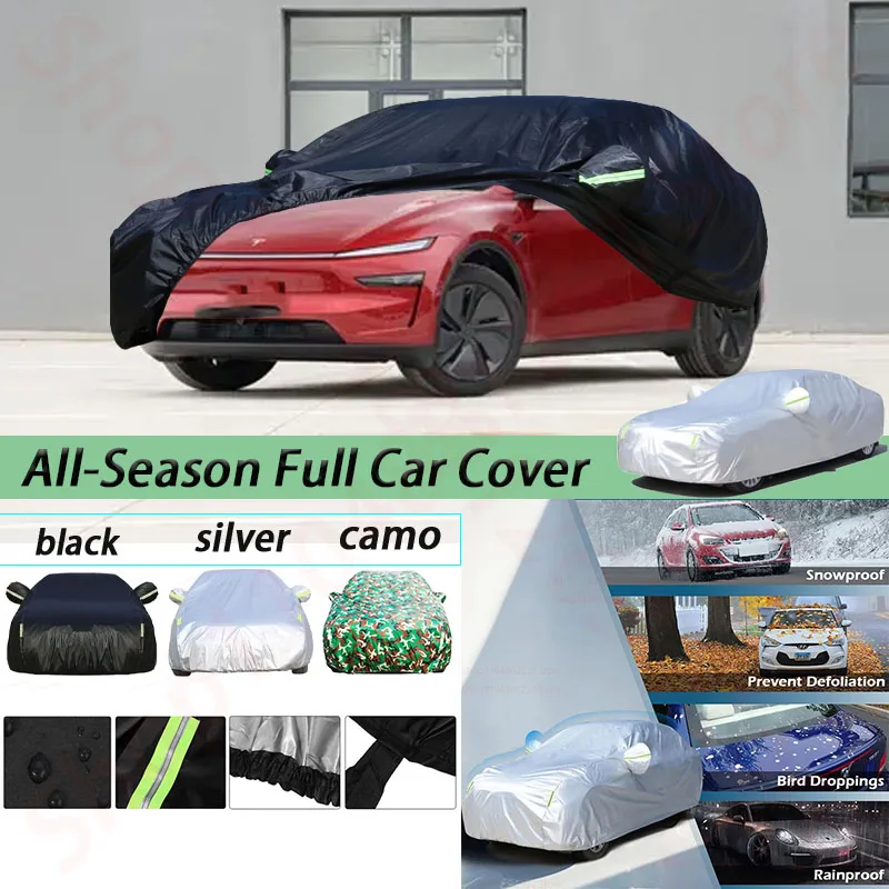 

Car Covers Custom Fit for Tesla Model Y 2020-2024 Heavy Duty Outdoor Waterproof All-Weather UV Protection Full Exterior Cover