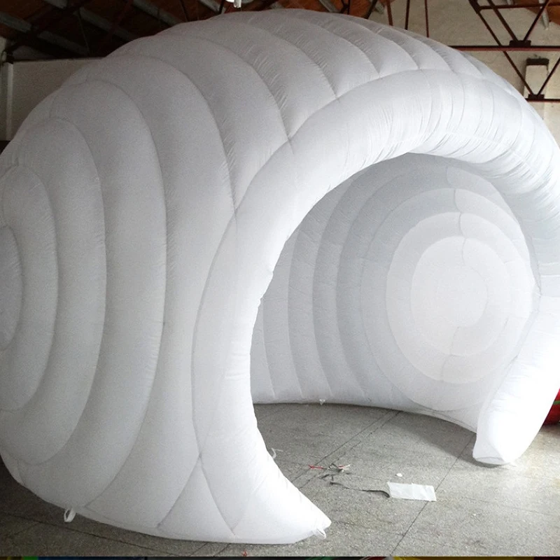 Tent White Inflatable Photo Booth Enclosure Portable Igloo Shell for Wedding Party Events Exhibition Backdrop with Air Blower