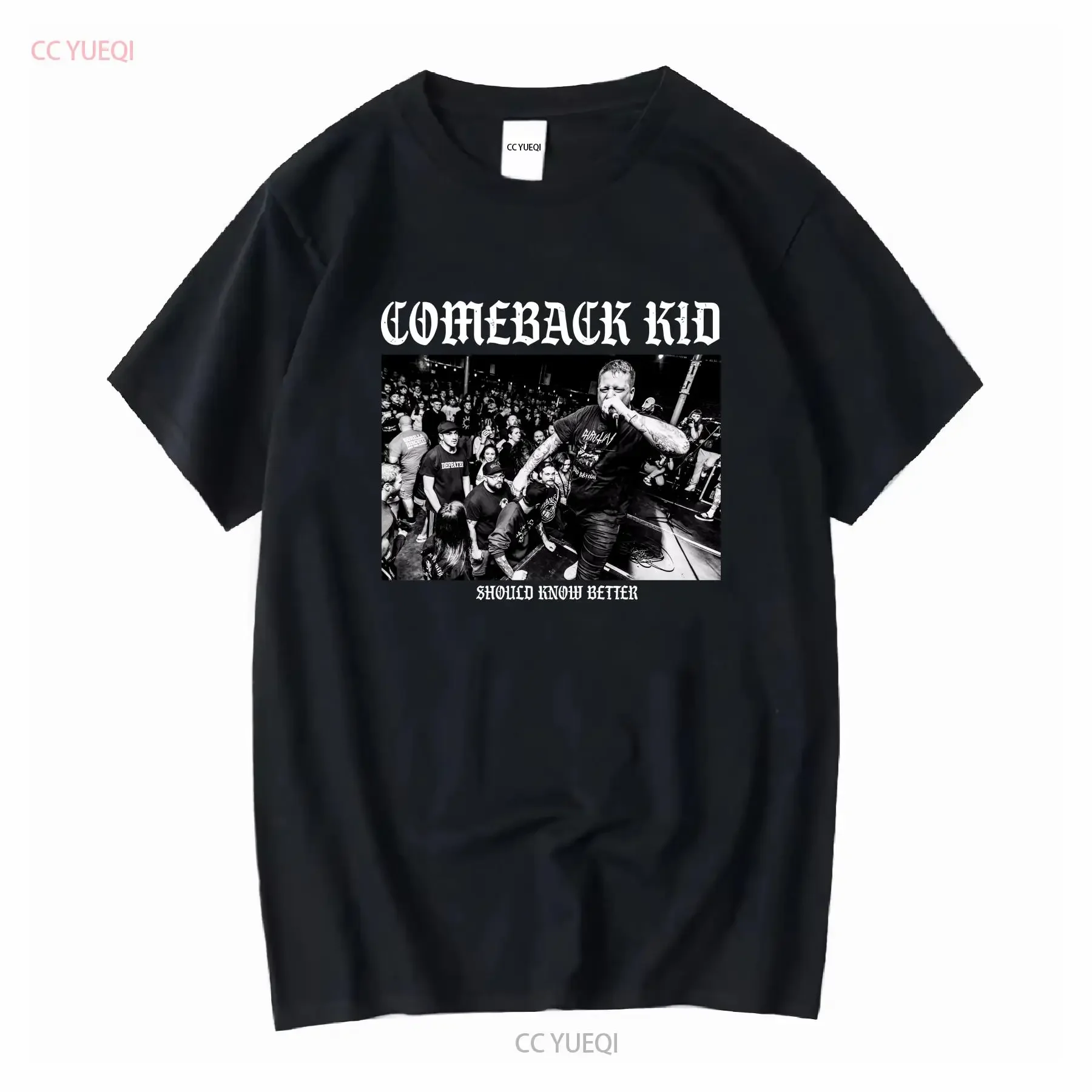 Comeback KID BAND T Shirt SHOULD KNOW BETTER unisex TE6829 long or short sleeves vintage Washed Top For Everyday Wear