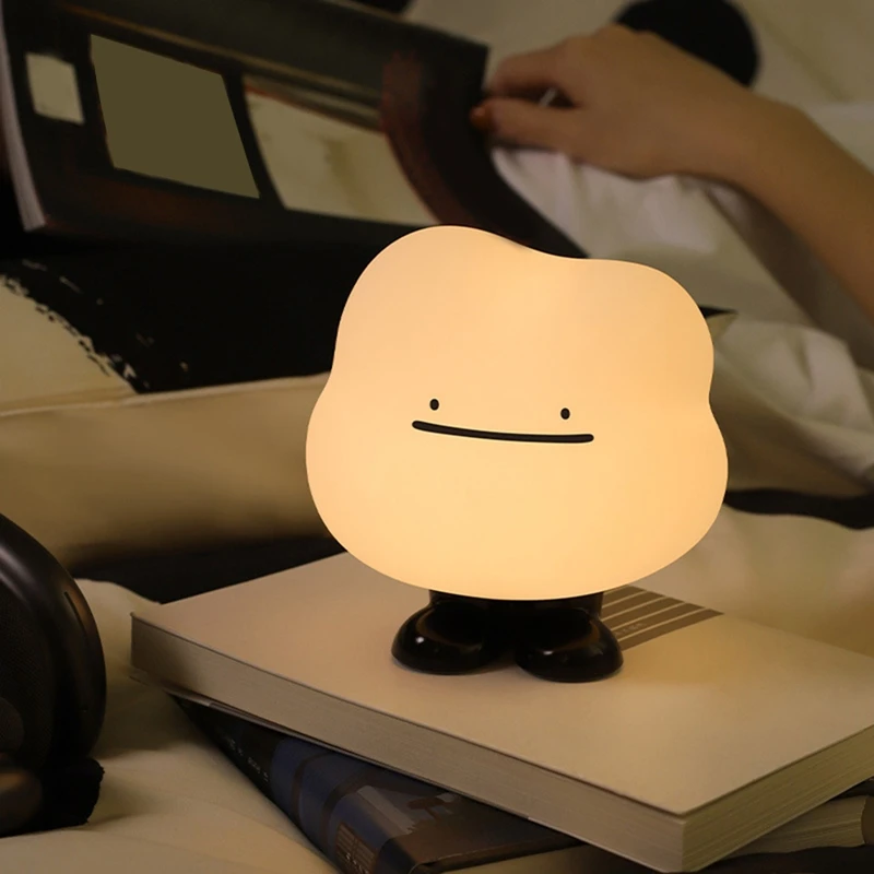 Recarregável cartoon Desk Lamp, romântico infantil atmosfera luz, luz romântica da noite, Claude