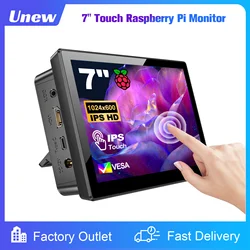 7 inch Touch Screen Raspberry Pi 3 4 HDMI Touch Monitor Banana Pi Industrial Display for Type-C VESA for Pi 3 4 Laptop Sub Xbox