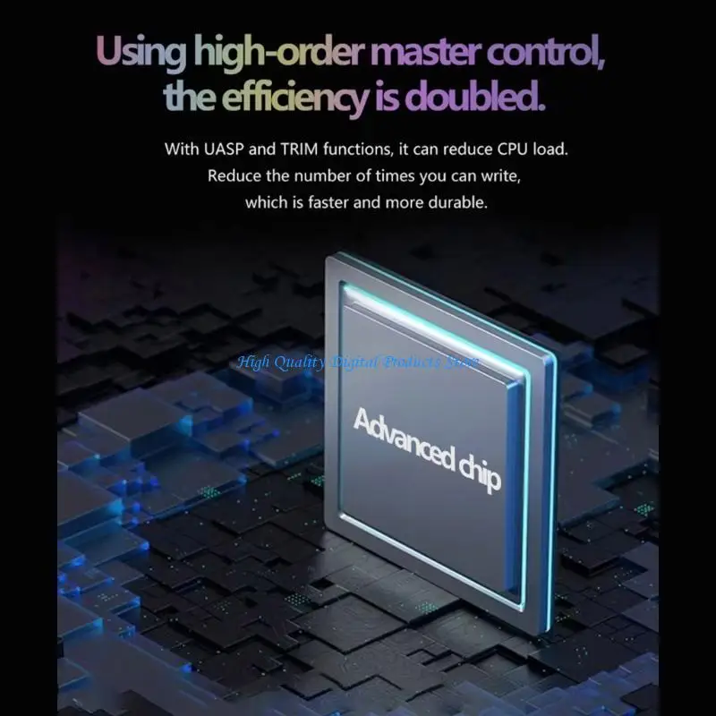 

U2JE RGB Colorful M.2 SSD Enclosure Box Support NVMe Protocols Hard Disk Case