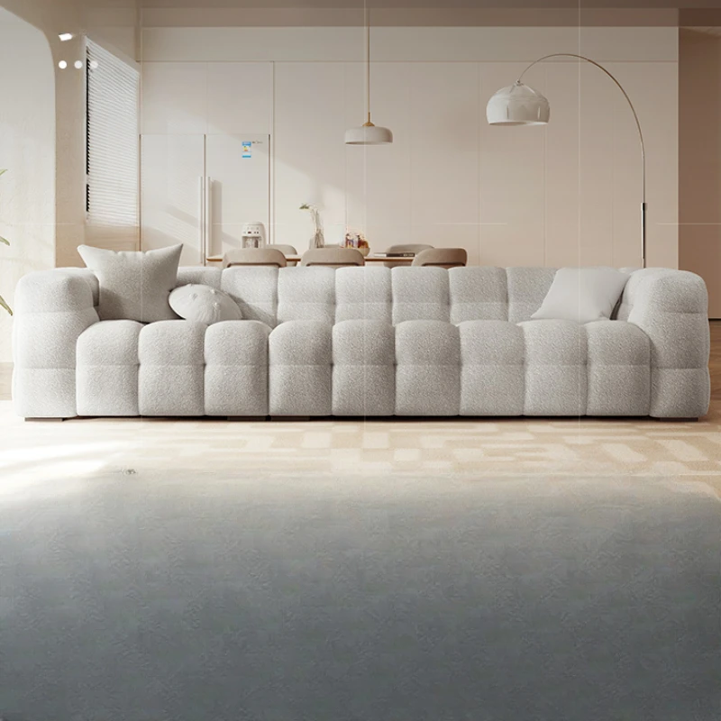 Foam Girl White Cheap Sofa Modern Large Designer Floor Modern Armchair Sofa Nordic Reading European Salon Meuble Furniture