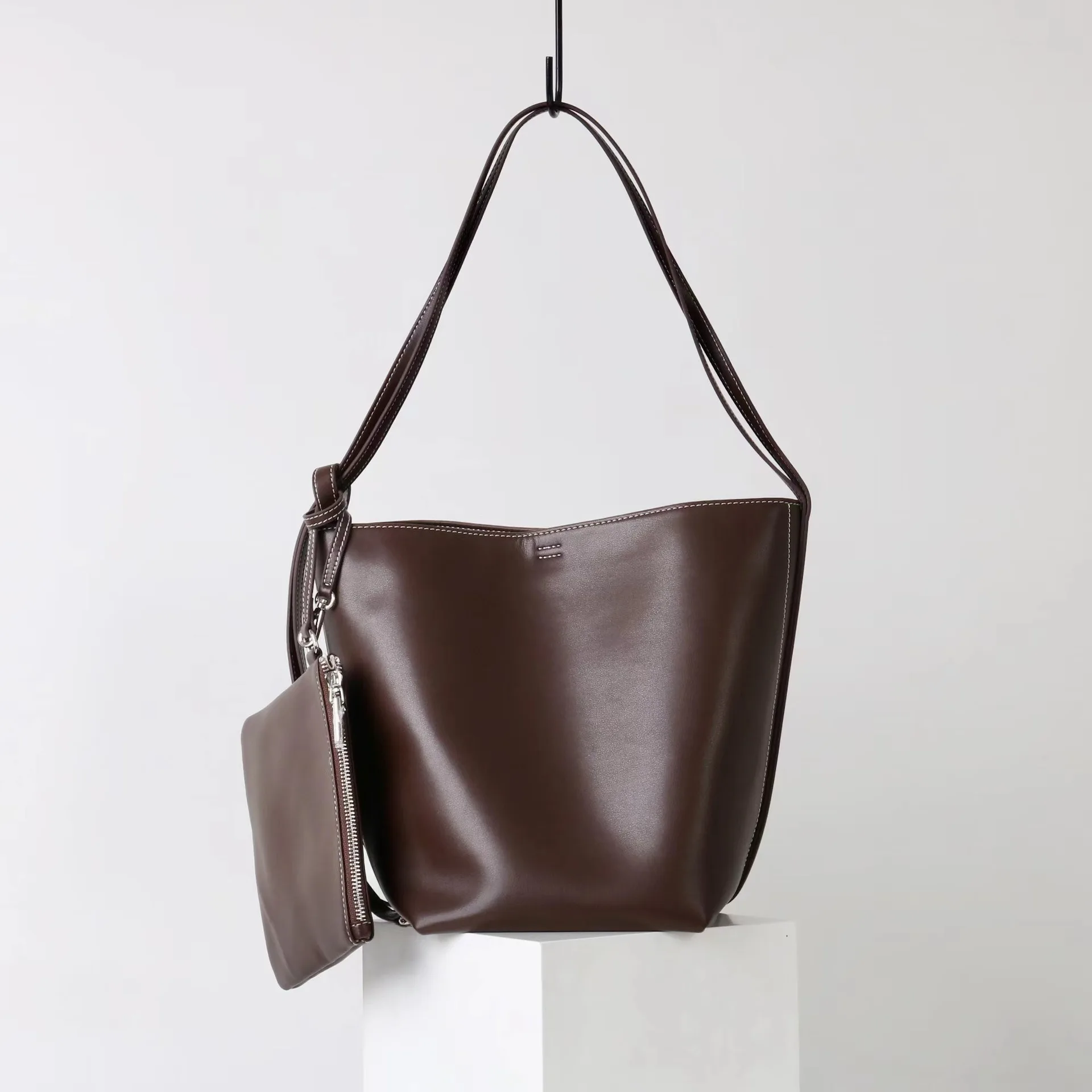 

Shoulder Bags 2025 New Spring Autumn Genuine Leather Women's Casual Tote Bags Fashion High Quality Women Bag