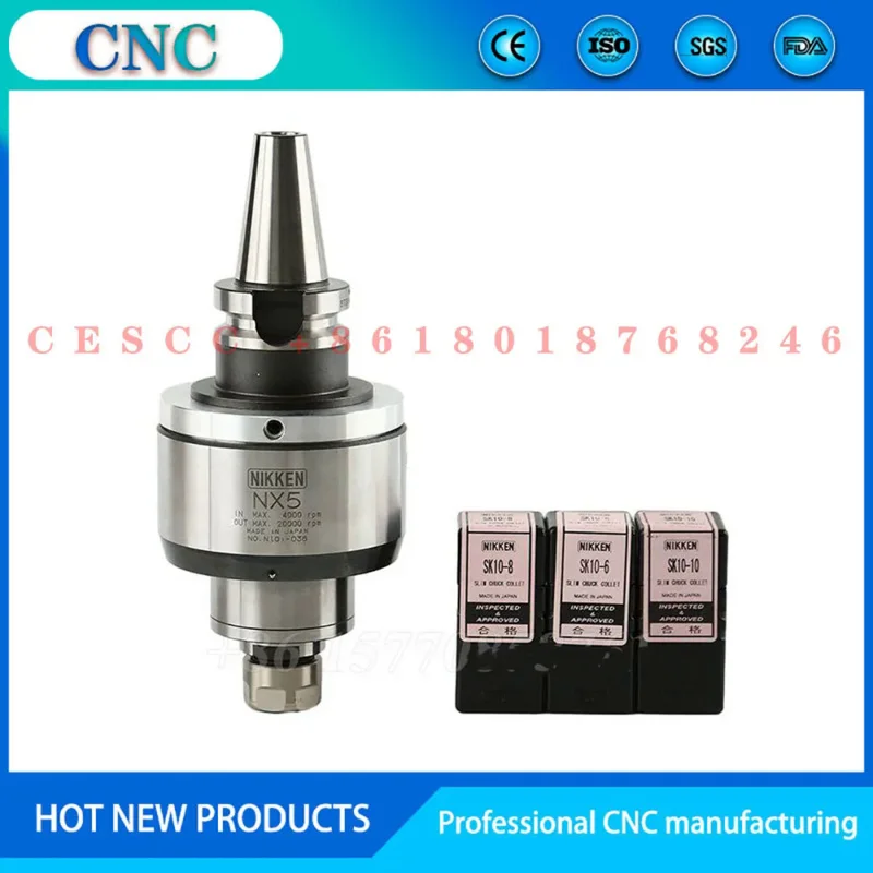 CNC Processing BT40-NX5-153 Engraving Spindle Speed Increaser BT30-NX5-153 BT40-NX5-153 Machine Tool Acceleration Handle