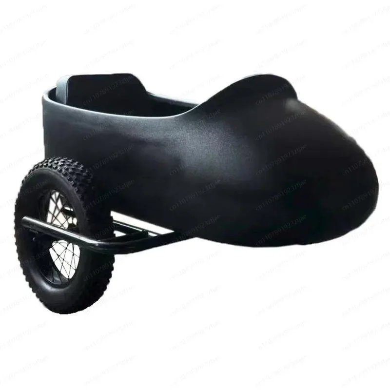 E-Bike Sidecar Attachment with Third Wheel, Stable Passenger Carrier for Electric Bicycle