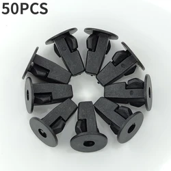 50pcs/Set Fastener Clips Plastic Black Car Fender Liner Screw Rivet Fastener Clip 8*8mm Holes Kits Fit For Toyota 90189-060130