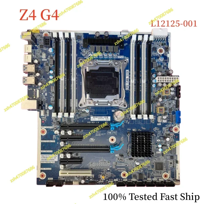 L12125-001 للوحة الأم لمحطة العمل HP Z4 G4 L12125-601 L09990-001 اللوحة الرئيسية 100% تم اختبارها سريعًا #1