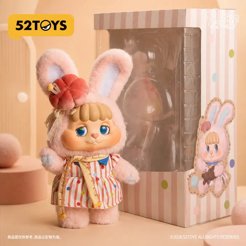 

52TOYS LITTLE BUNS Tailor Bun Children's Day Plush Pendant Vinyl Plush Doll Home Decoration Ornament Collectible Genuine Version