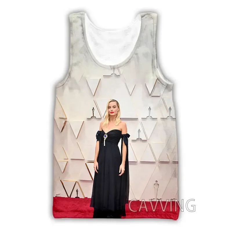 

CAVVING 3D Printed Margot Robbie Tank Tops Harajuku Vest Summer Undershirt Shirts Streetwear for Men/women V01