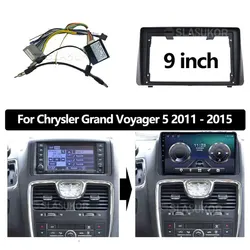 9 inch Android Car For Chrysler Grand Voyager 5 2011- 2015 For Dodge Grand Caravan 2008-2020 Frame or Canbus Cable