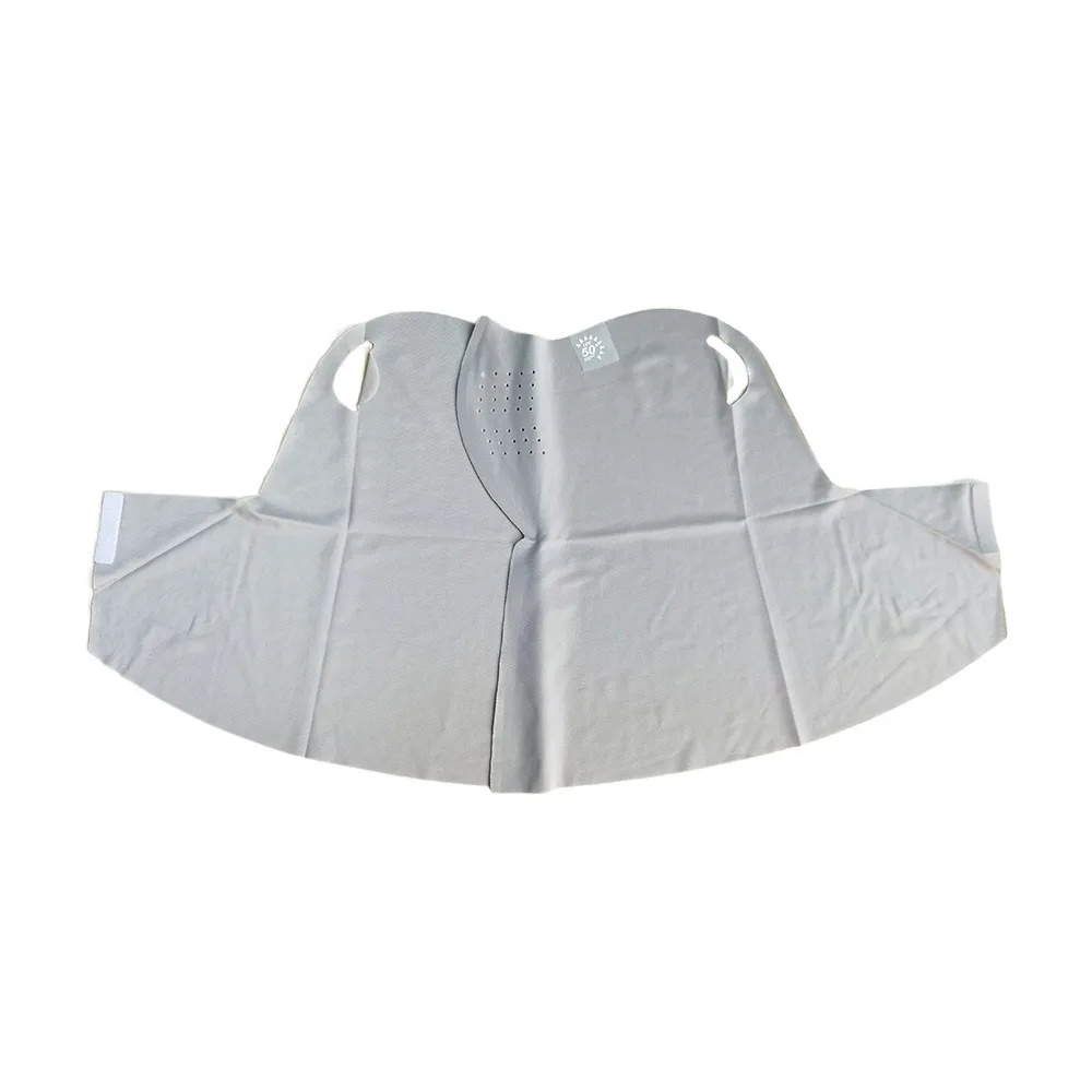 

Солнцезащитный козырек, летняя солнцезащитная вуаль для всего лица, анти-УФ-дышащая ледяная шелковая крышка для лица, UPF 50+, уличная обертка для шеи, унисекс